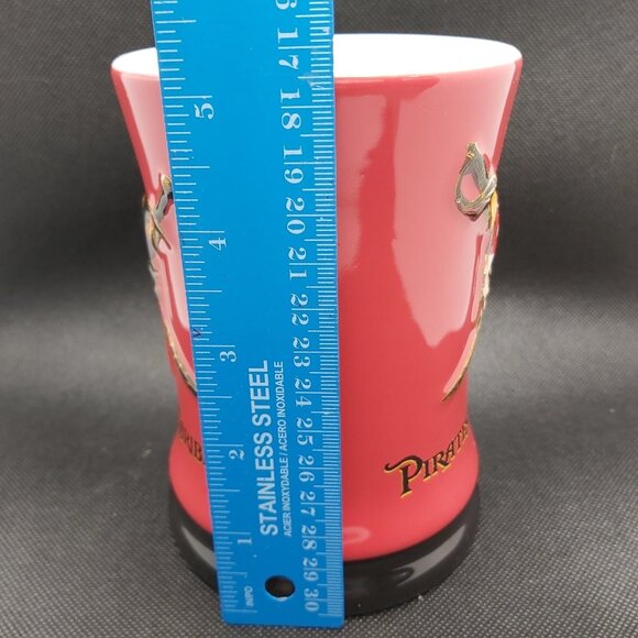 Disney Parks Pirates of the Caribbean 3D Embossed Skull Jolly Roger Mug - Picture 3 of 8